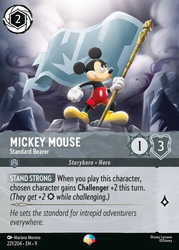 221/204·EN·9 Mickey Mouse - Standard Bearer (Epic)
