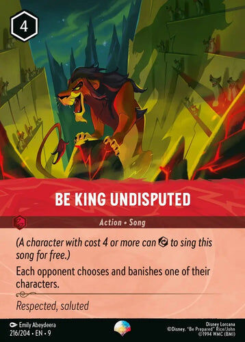 216/204·EN·9 Be King Undisputed (Epic)