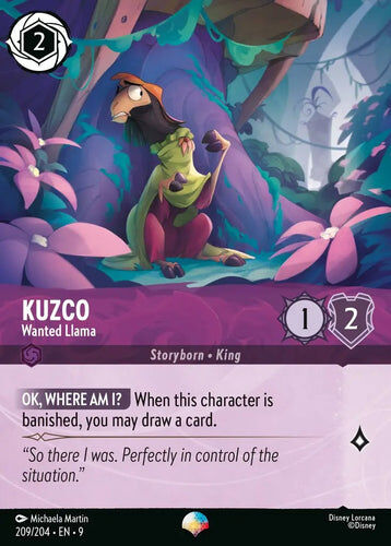 209/204·EN·9 Kuzco - Wanted Llama (Epic)