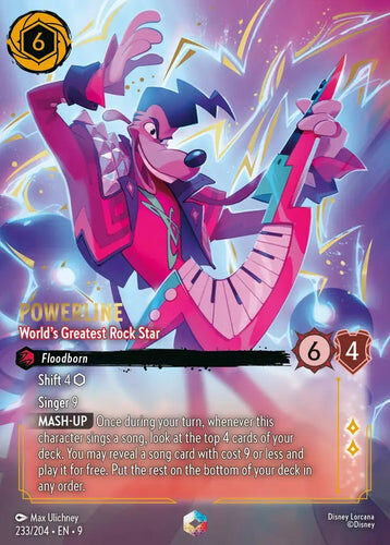 233/204·EN·9 Powerline - World's Greatest Rock Star (Enchanted)