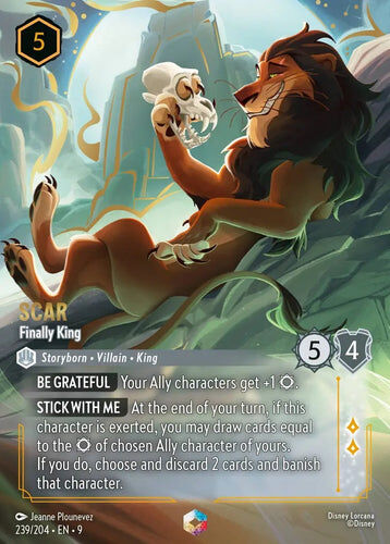 239/204·EN·9 Scar - Finally King (Enchanted)