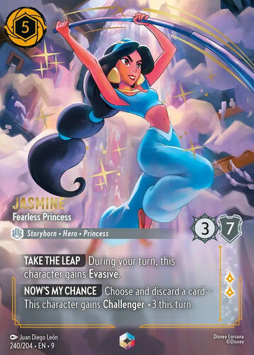 240/204·EN·9 Jasmine - Fearless Princess (Enchanted)