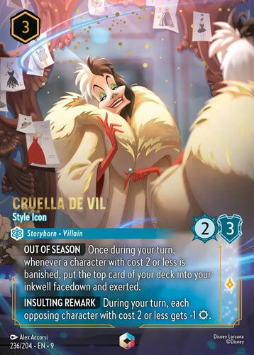 236/204·EN·9 Cruella De Vil - Style Icon (Enchanted)