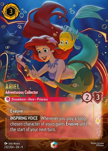 232/204·EN·9 Ariel - Adventurous Collector (Enchanted)