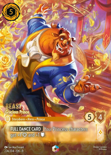 224/204·EN·9 Beast - Gracious Prince (Enchanted)