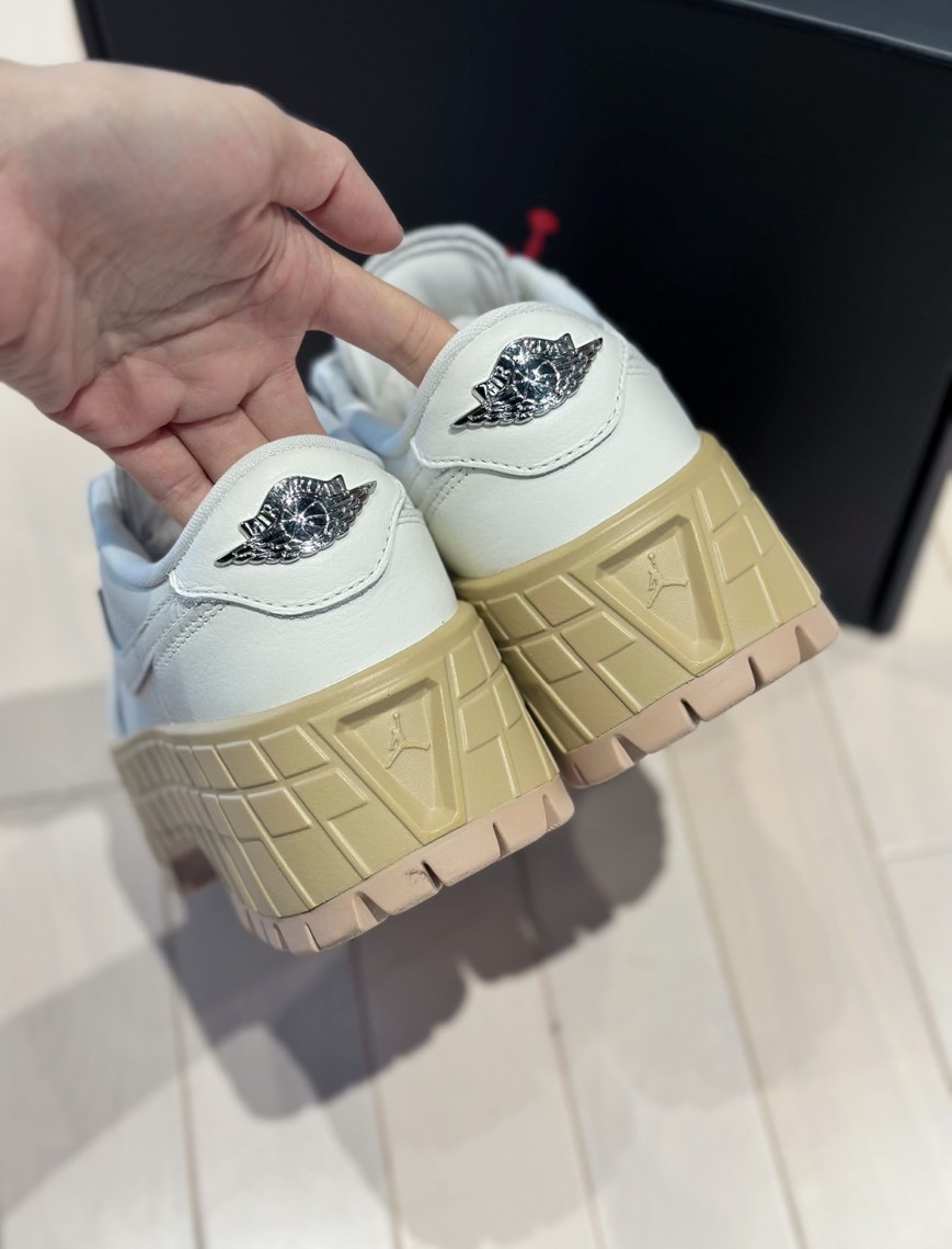 Nike Air Jordan 1 Brooklyn 白色 焦糖底 厚底 增高 HF3184101