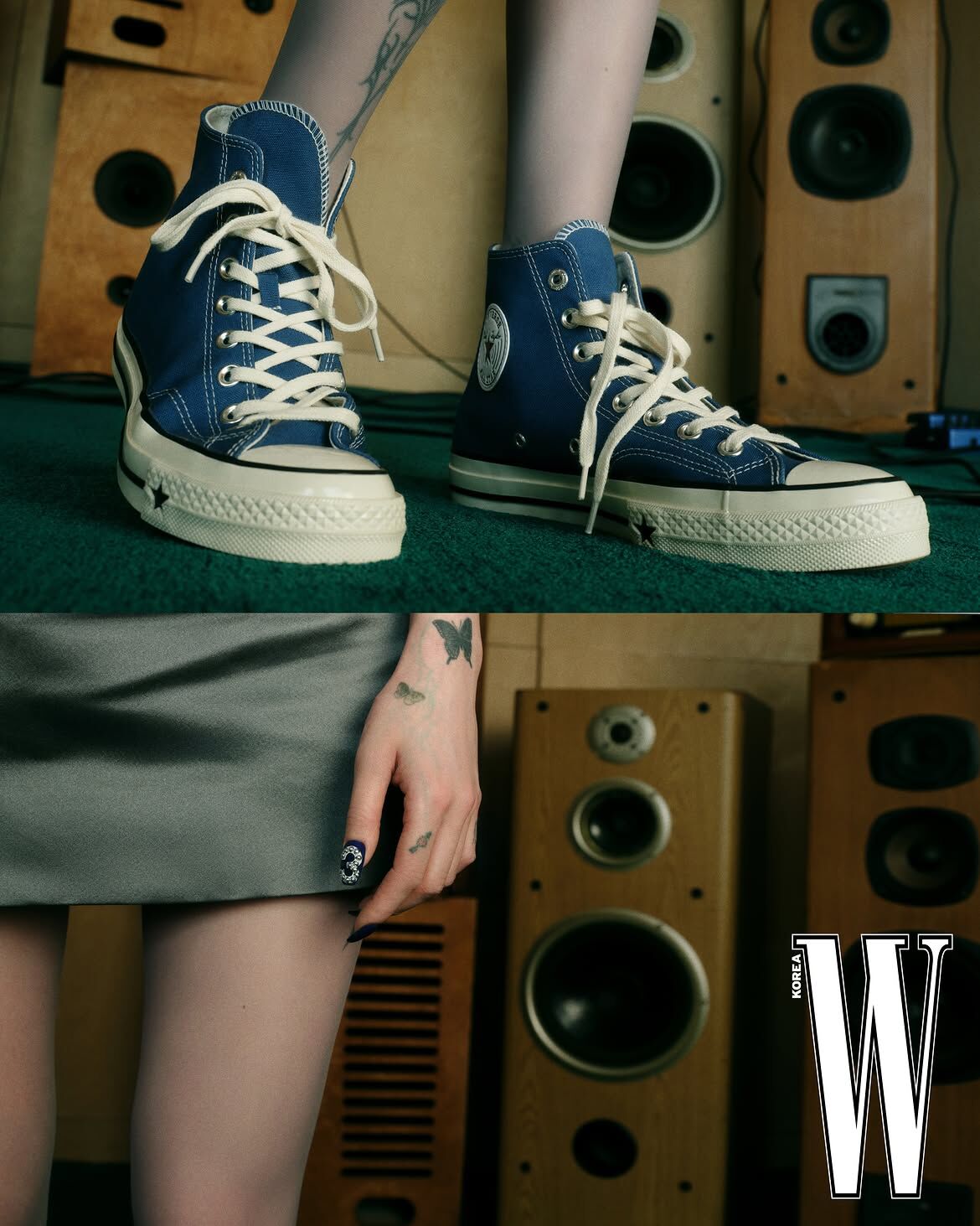 CONVERSE CHUCK 70 X 霧霾藍 藍奶油 高筒 Karina代言同款 劉知珉 Yerin Baek 白藝潾 男女鞋 A24231C / 預購