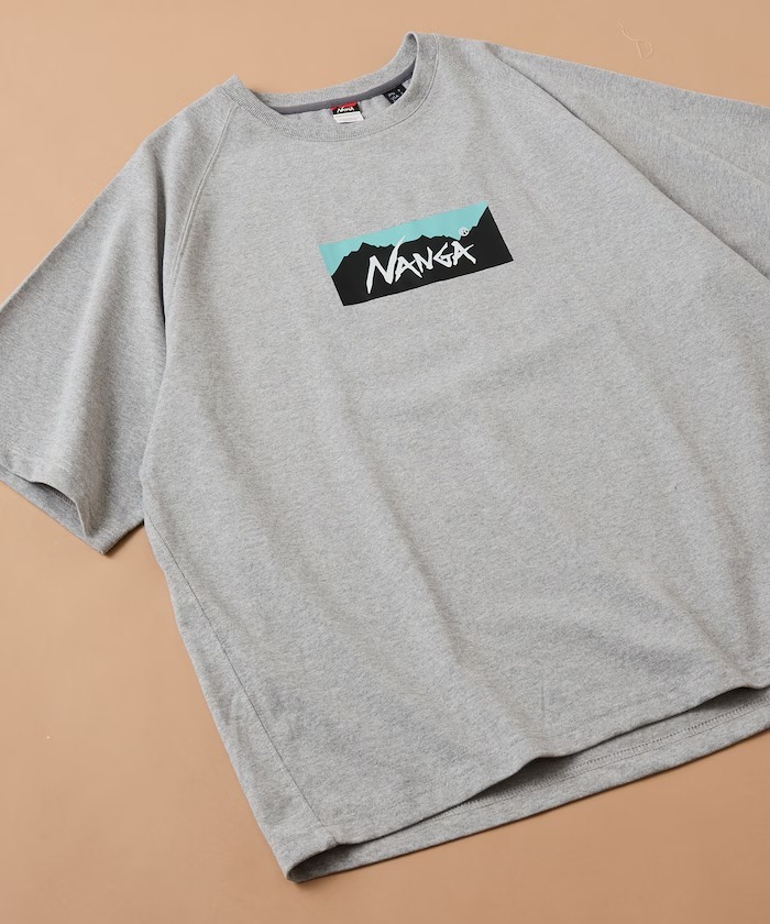 日本 NANGA Eco Hybrid Box Logo Loose Fit Tee