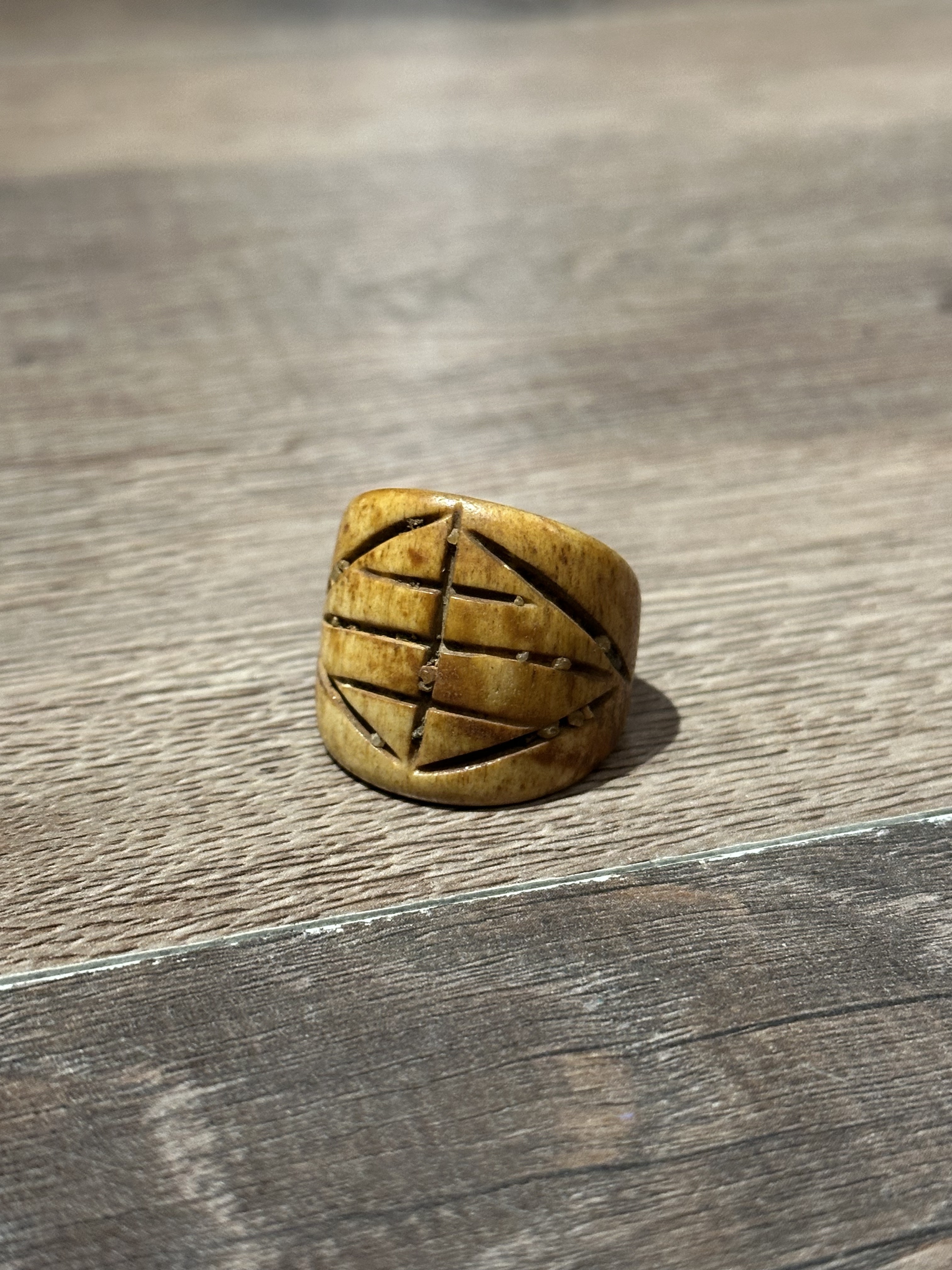 Handmade Wood Stamp Rings