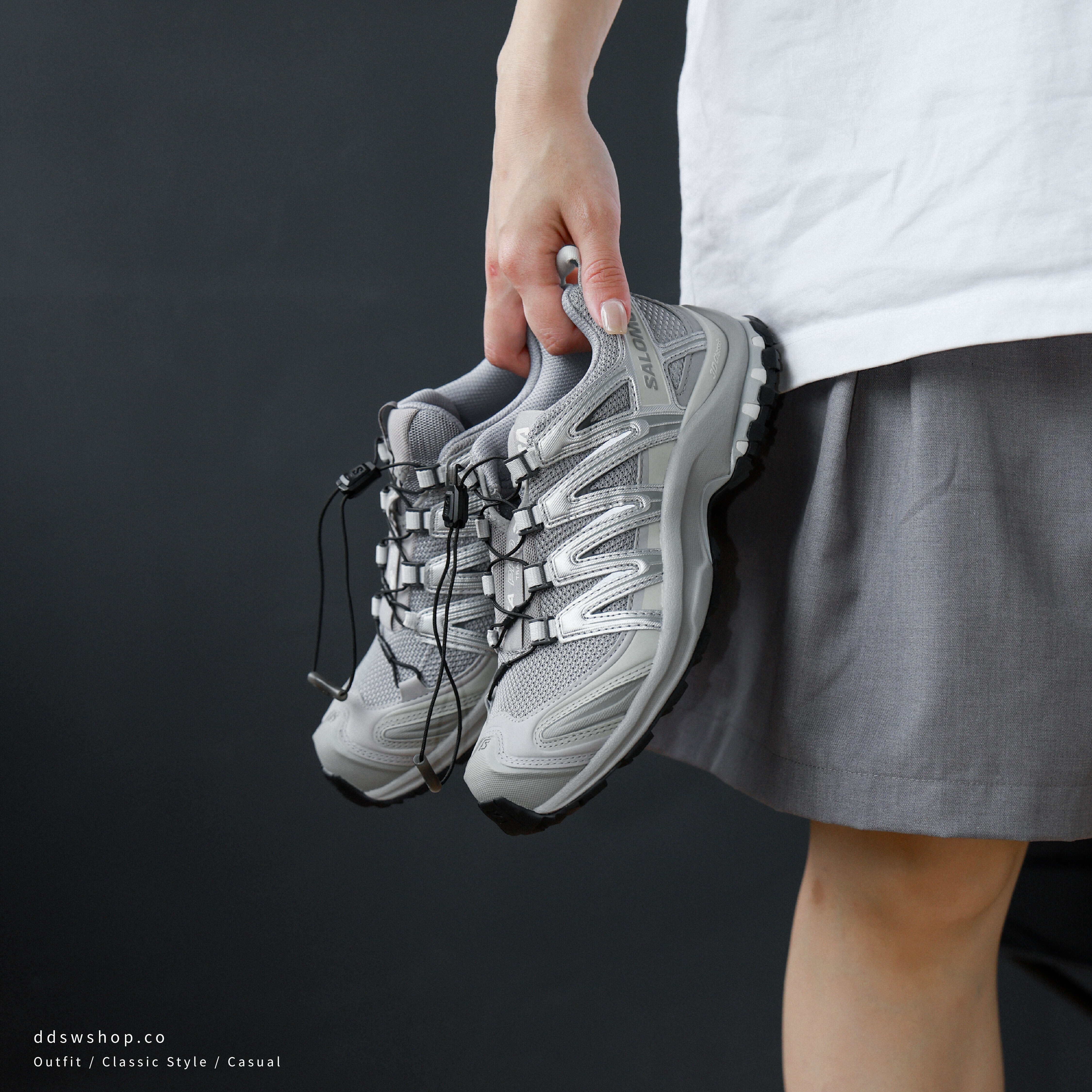 "代購" Salomon XA PRO 3D 機能鞋 銀色