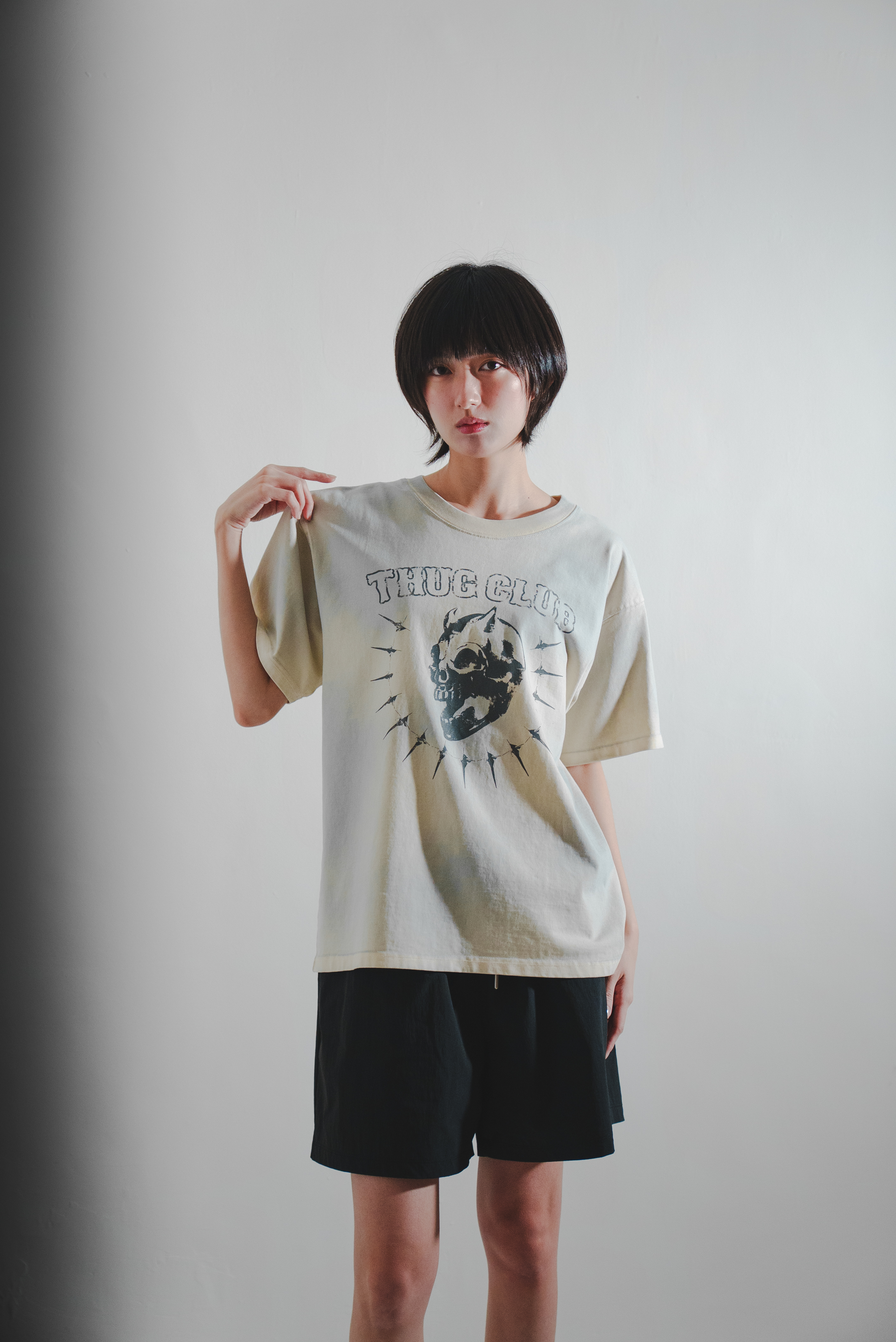 【Focus Store】現貨 Thug Club Vintage Riding Skull T-shirt 復古水洗短袖 兩色