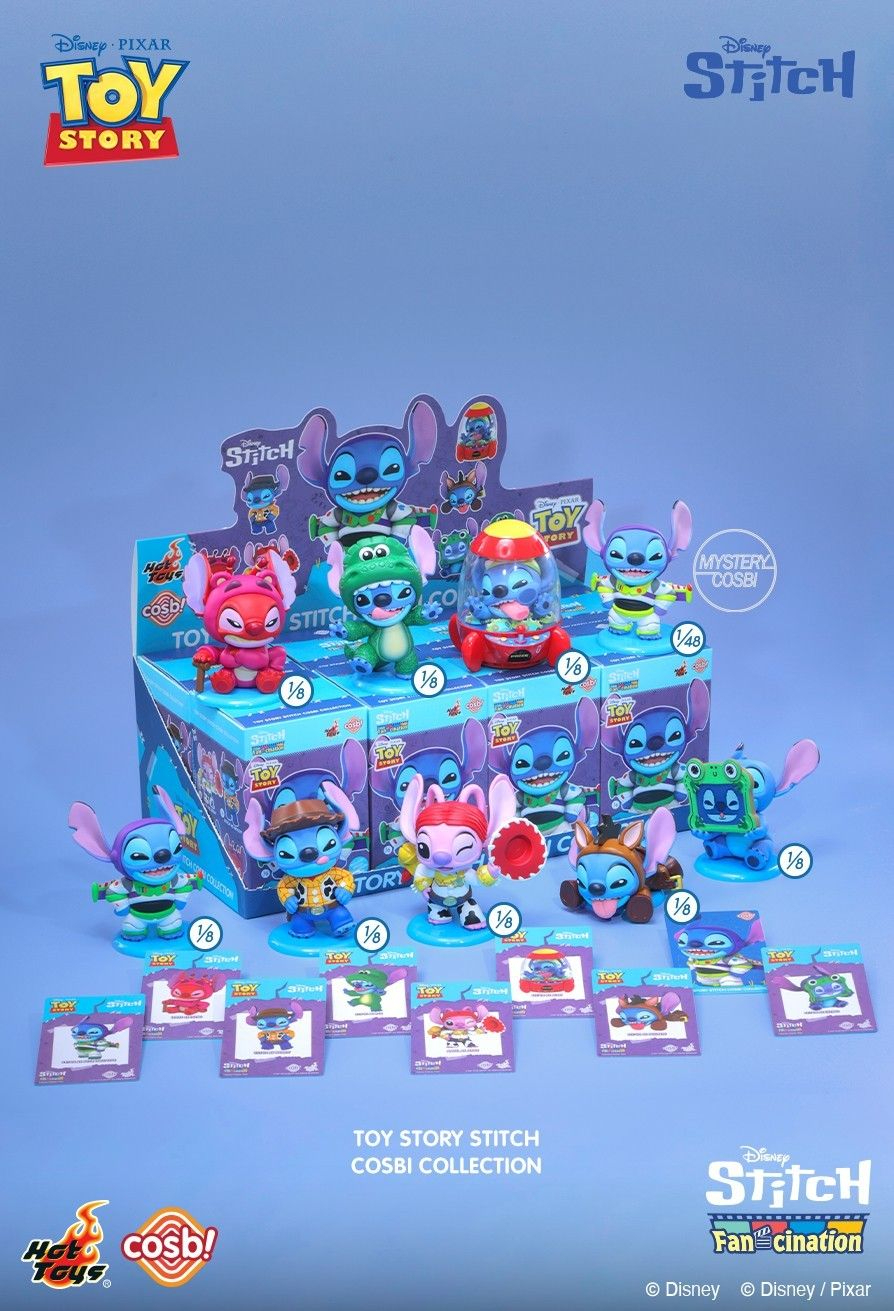 Hot Toys Stitch Fan-Cination –《反斗奇兵》史迪仔 Cosbi 系列（全套 8 款）