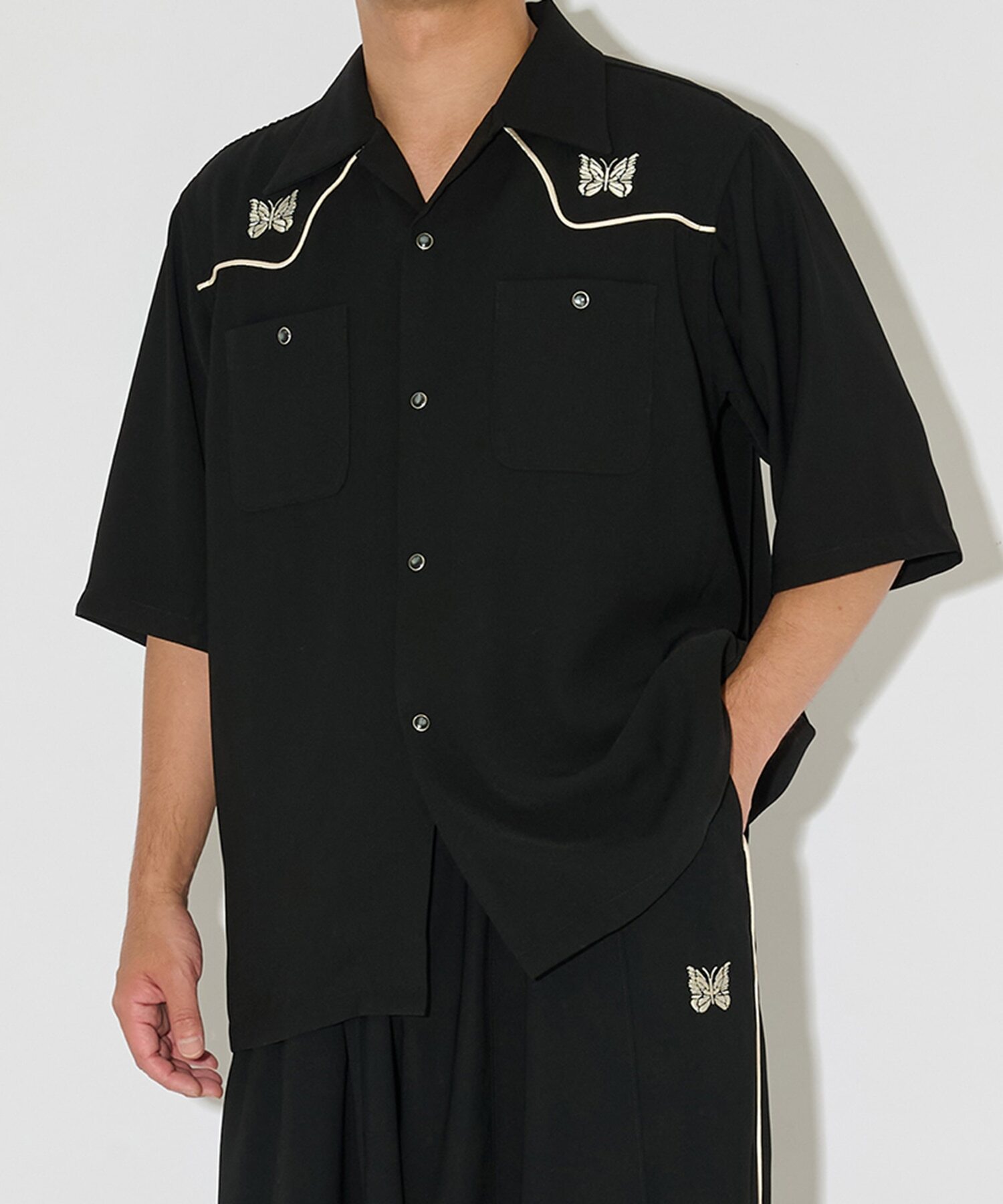 【STUDIOUS x NEEDLES 】別注 Piping Cowboy S/S Shirt - Amunzen