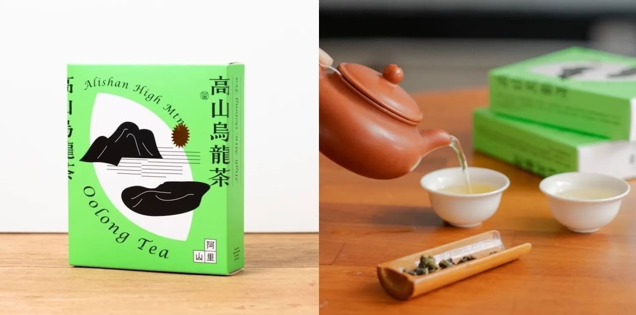 台湾パイナップルケーキと一緒に楽しみたい阿里山高山烏龍茶。