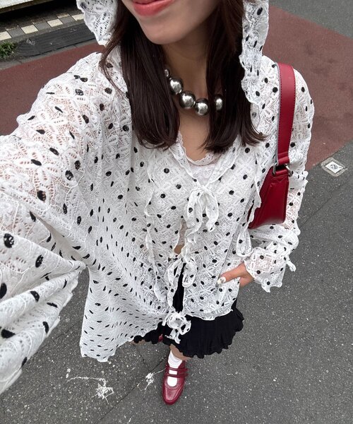 公路日記の蕾絲連帽TOP
