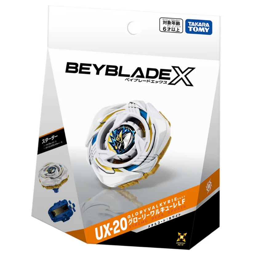 Takara Tomy Beyblade X – UX-20 Starter Glory Valkyrie L