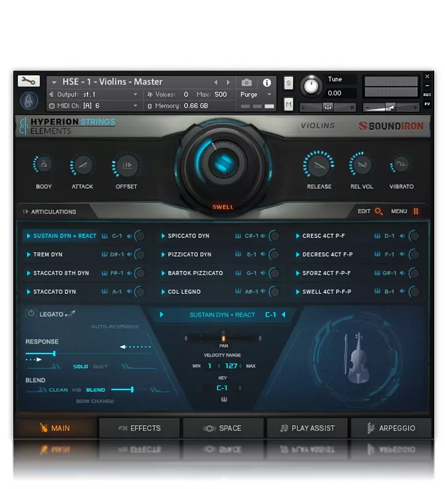 SOUNDIRON Hyperion Strings Elements｜虛擬弦樂音色庫