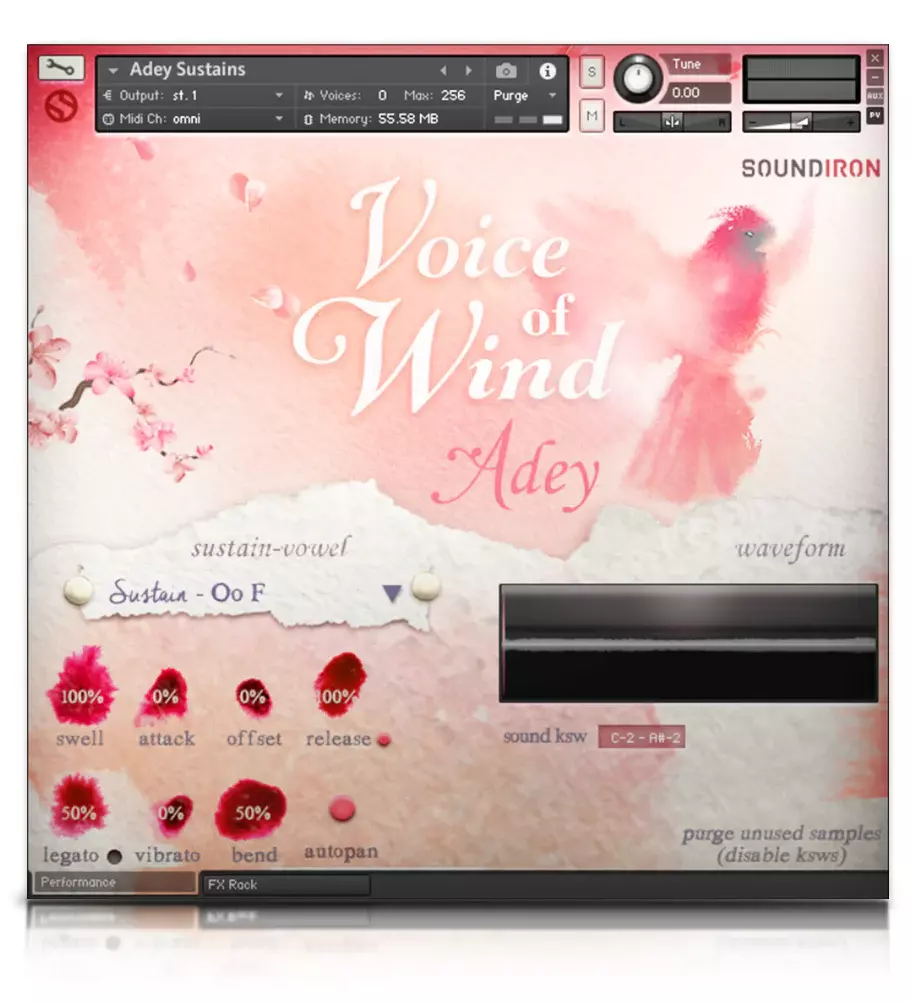 SOUNDIRON Voice of Wind: Adey｜女聲音色庫