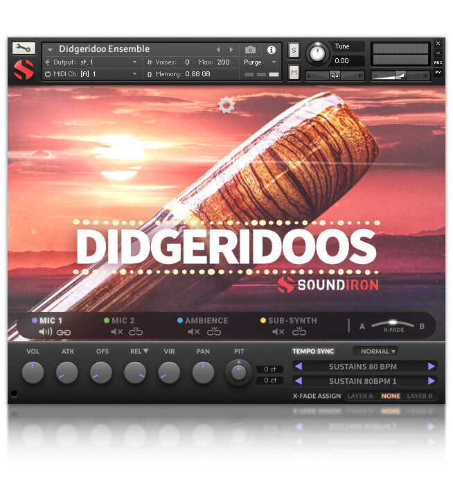 SOUNDIRON Didgeridoos｜迪吉里杜管音源