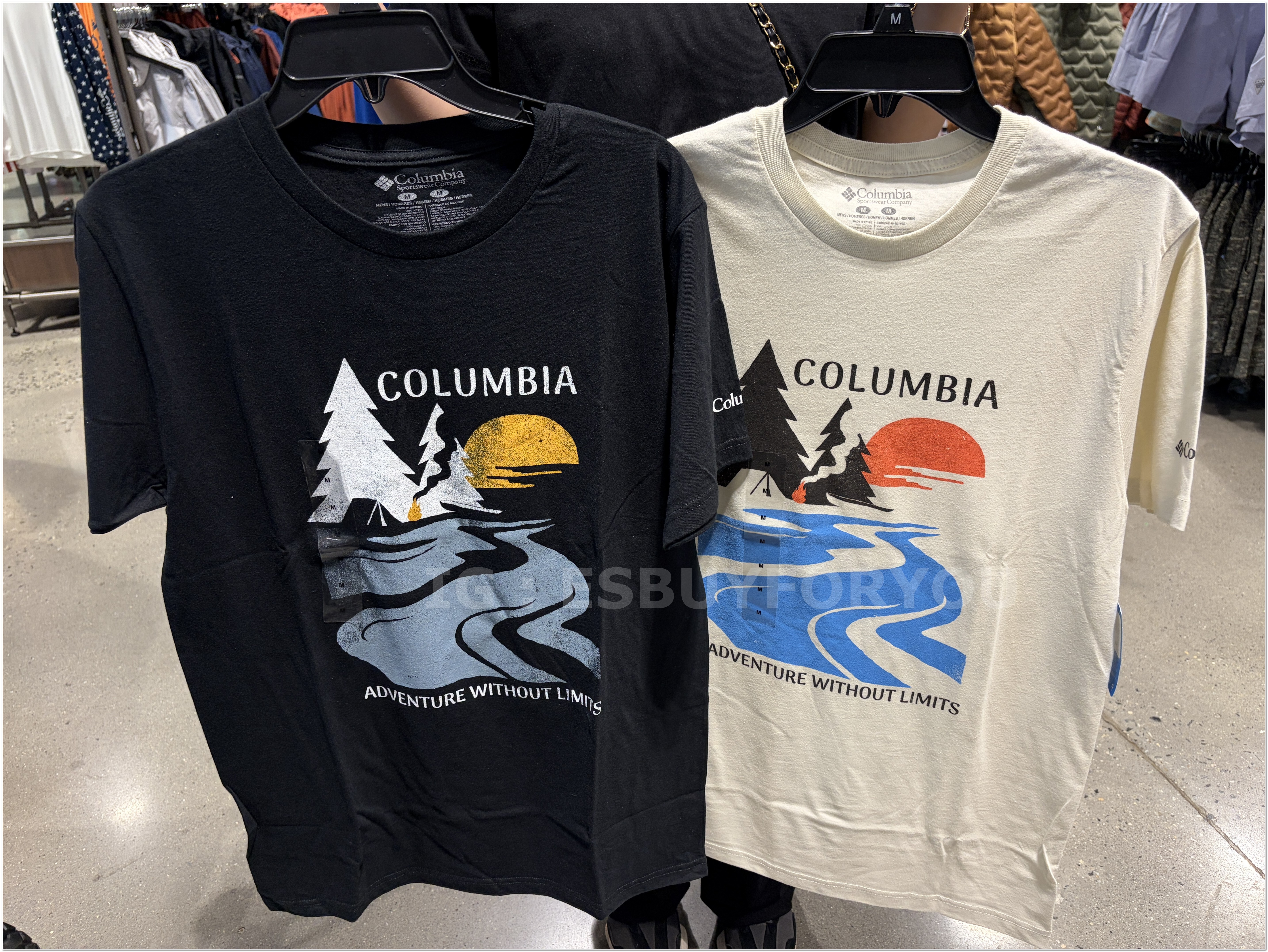 【限時】Columbia 男大人 戶外系列圖案 短TEE (2色)
