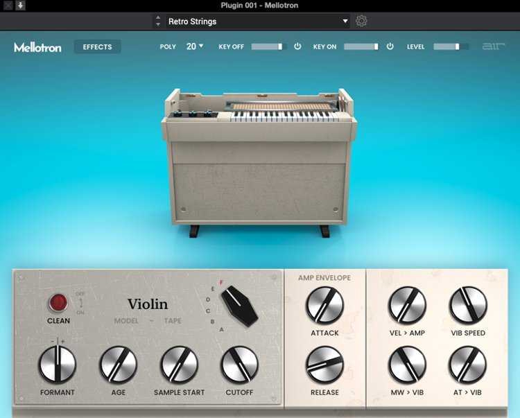 AIR MELLOTRON｜虛擬樂器