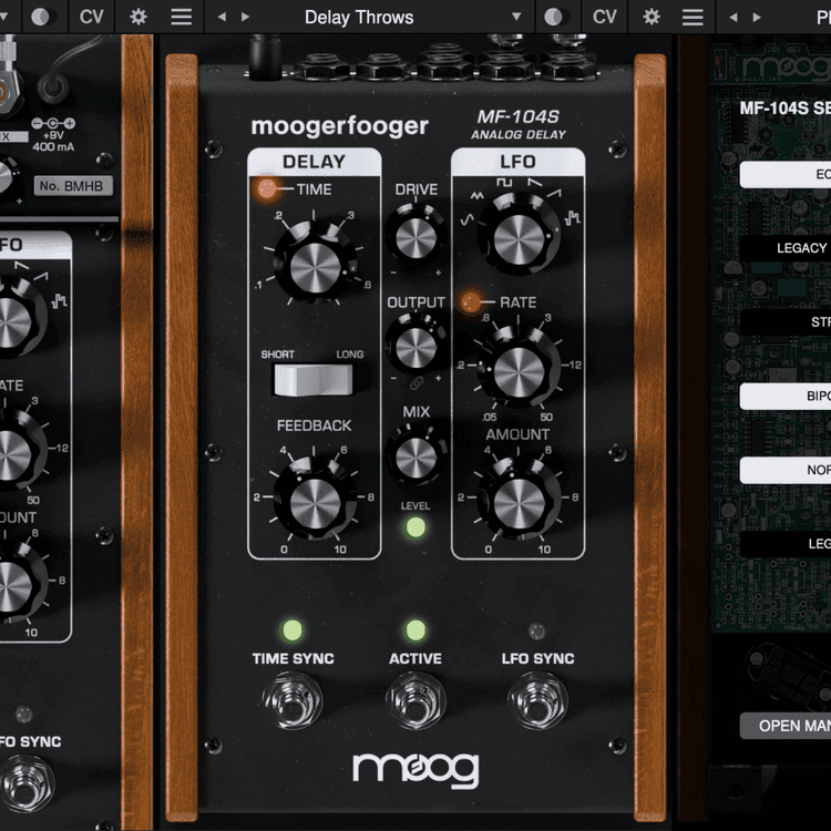 MOOG MoogerFooger MF-104S Analog Delay｜類比延遲效果器