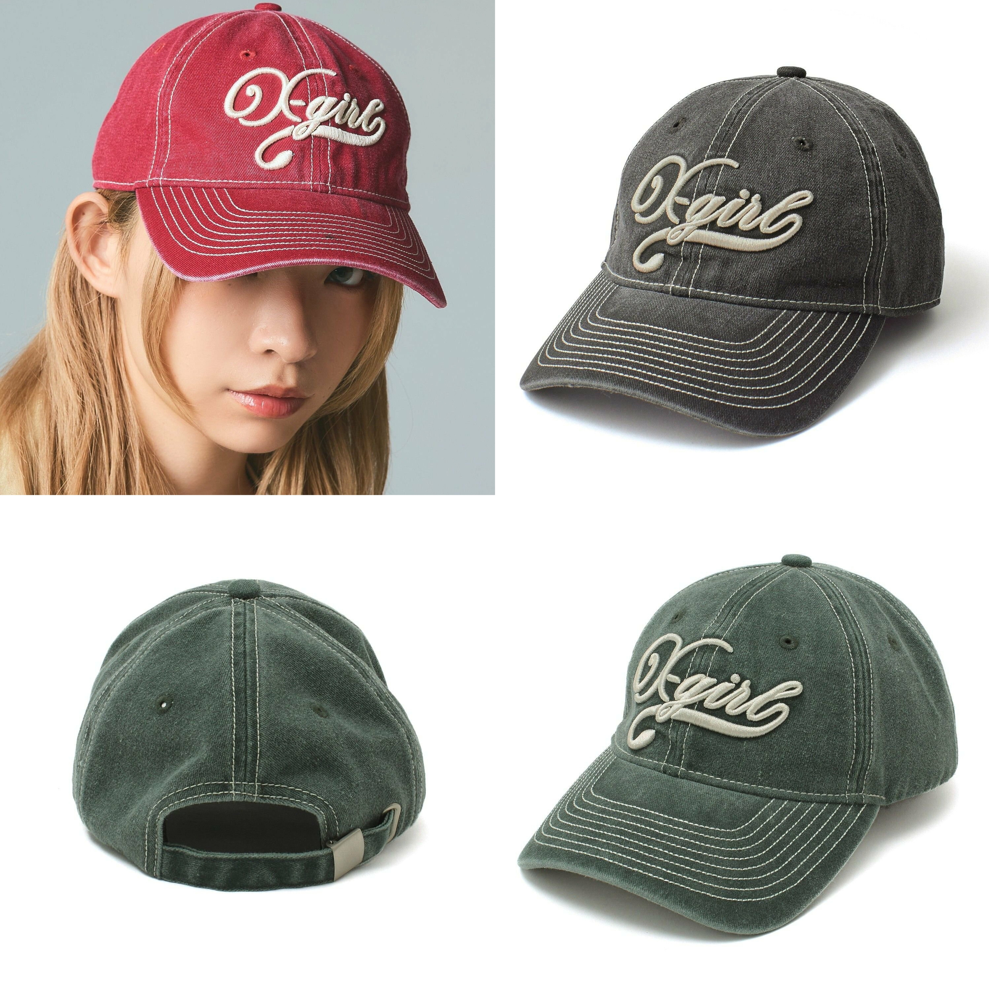 JP XGIRL 刺繡LOGO CAP