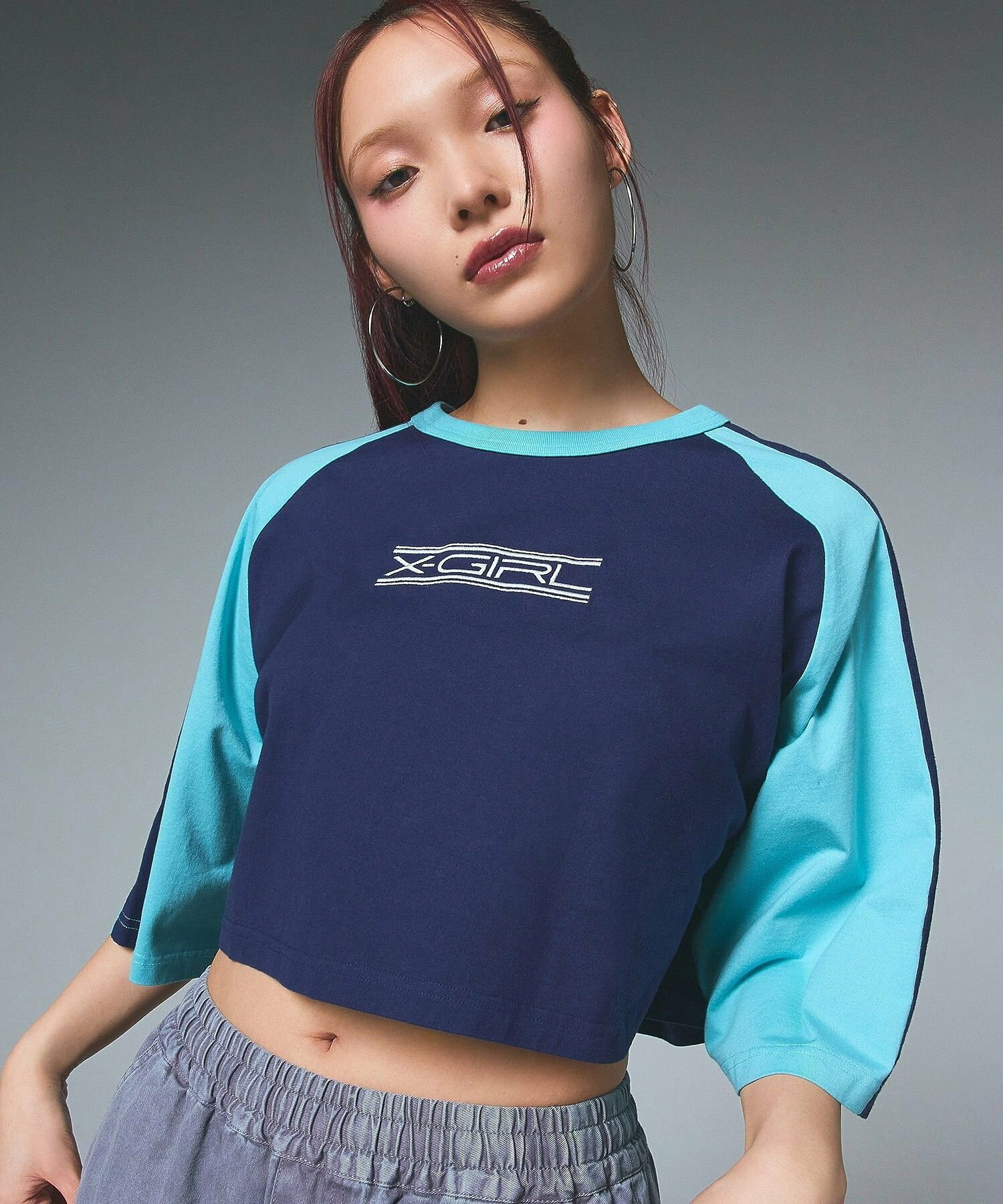 JP XGIRL 短身T-SHIRT