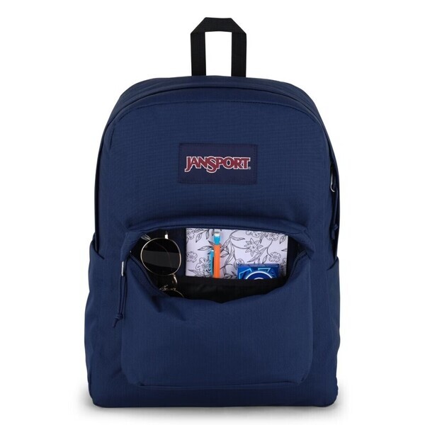 Jansport SUPERBREAK PLUS 後背包 JS0A4QUE003 後背包 運動包 雙肩背包 深藍