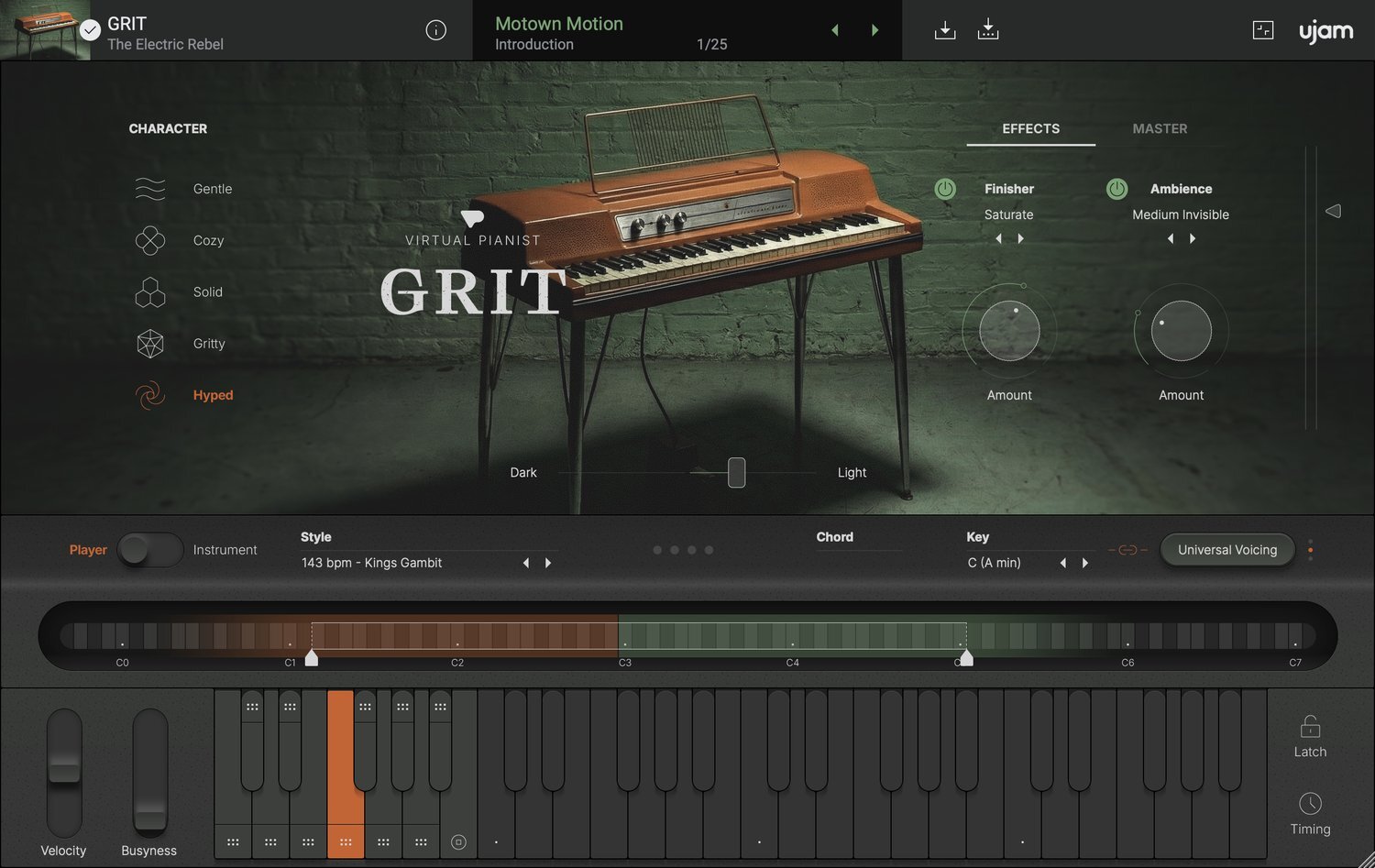 UJAM GRIT｜虛擬電鋼琴音源