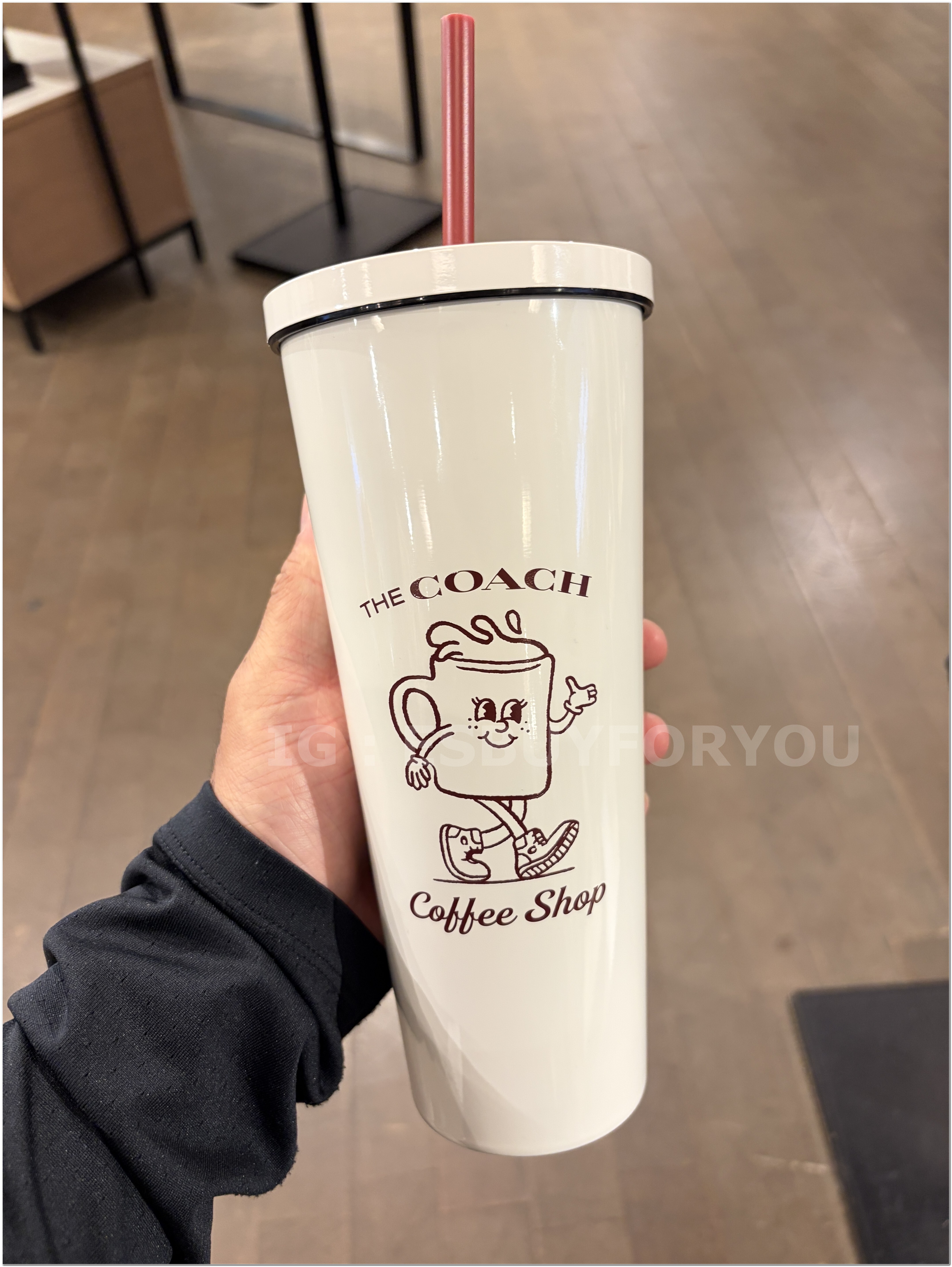 【限時】COACH Coffee系列 吸管杯