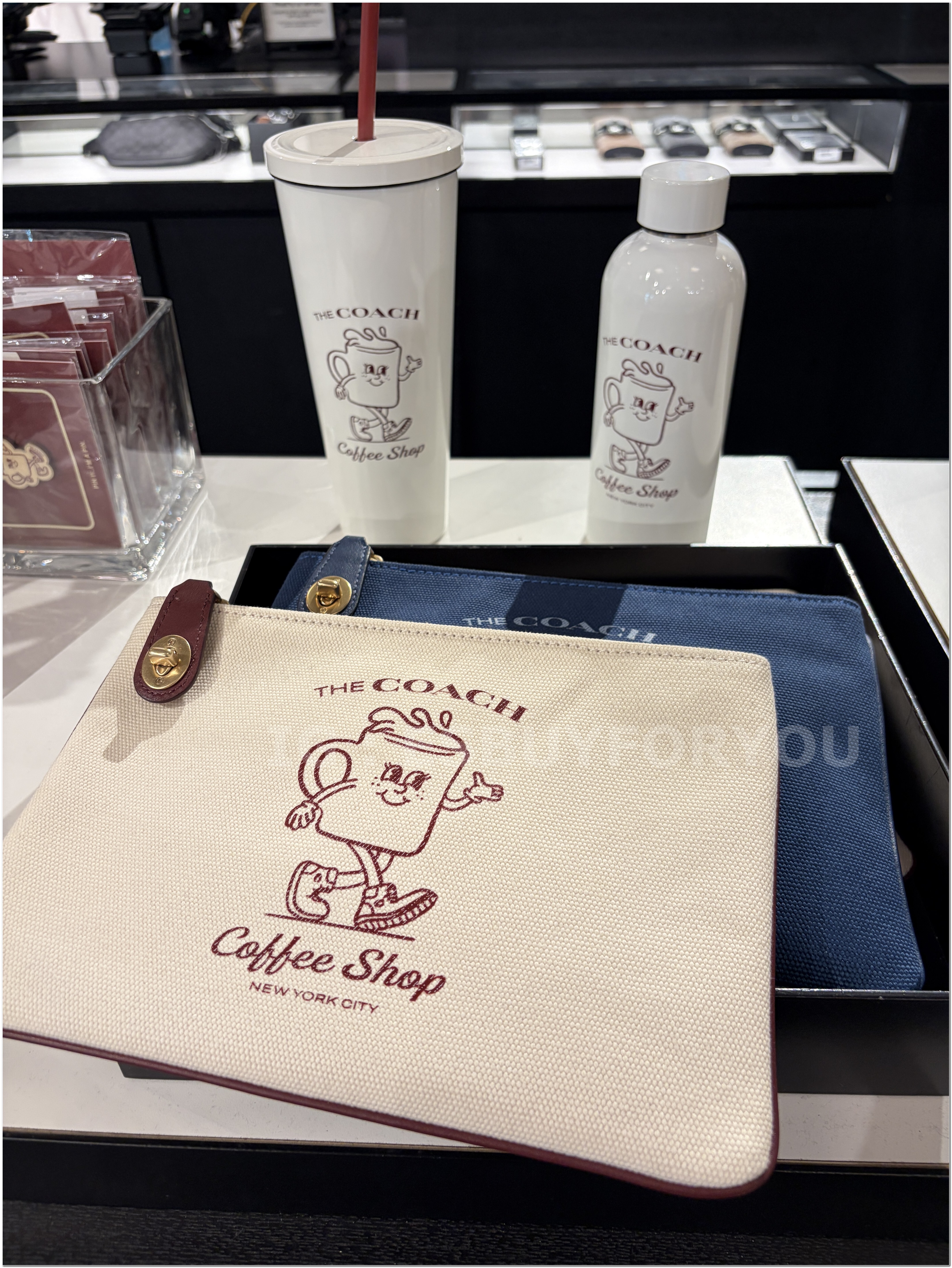 【限時】COACH Coffee系列 厚款 硬挺帆布 大手拿包 (3色)