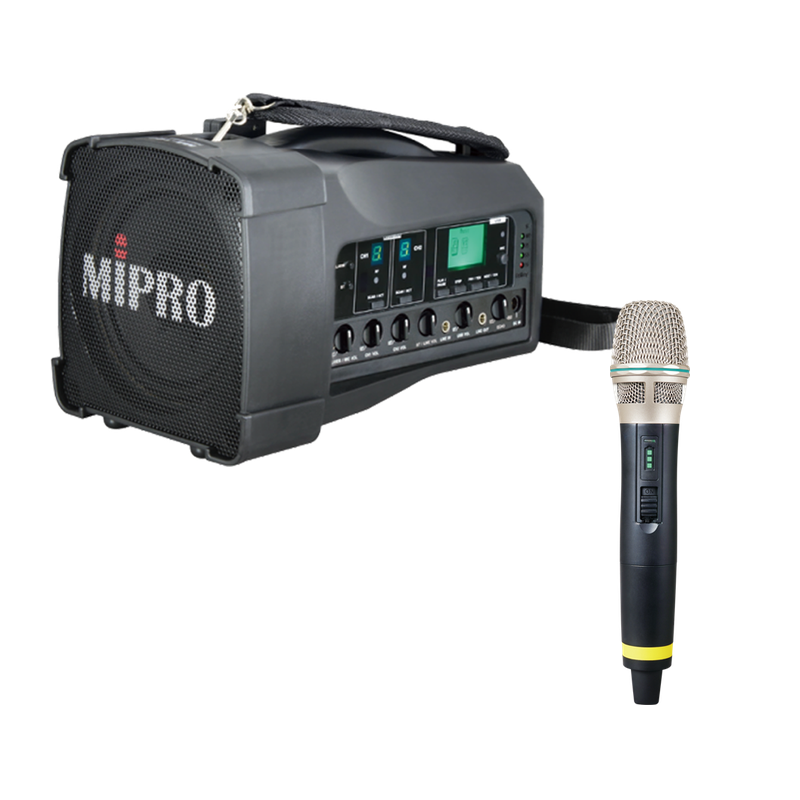 MIPRO MA-100 5.8GHz｜雙頻道無線擴音機