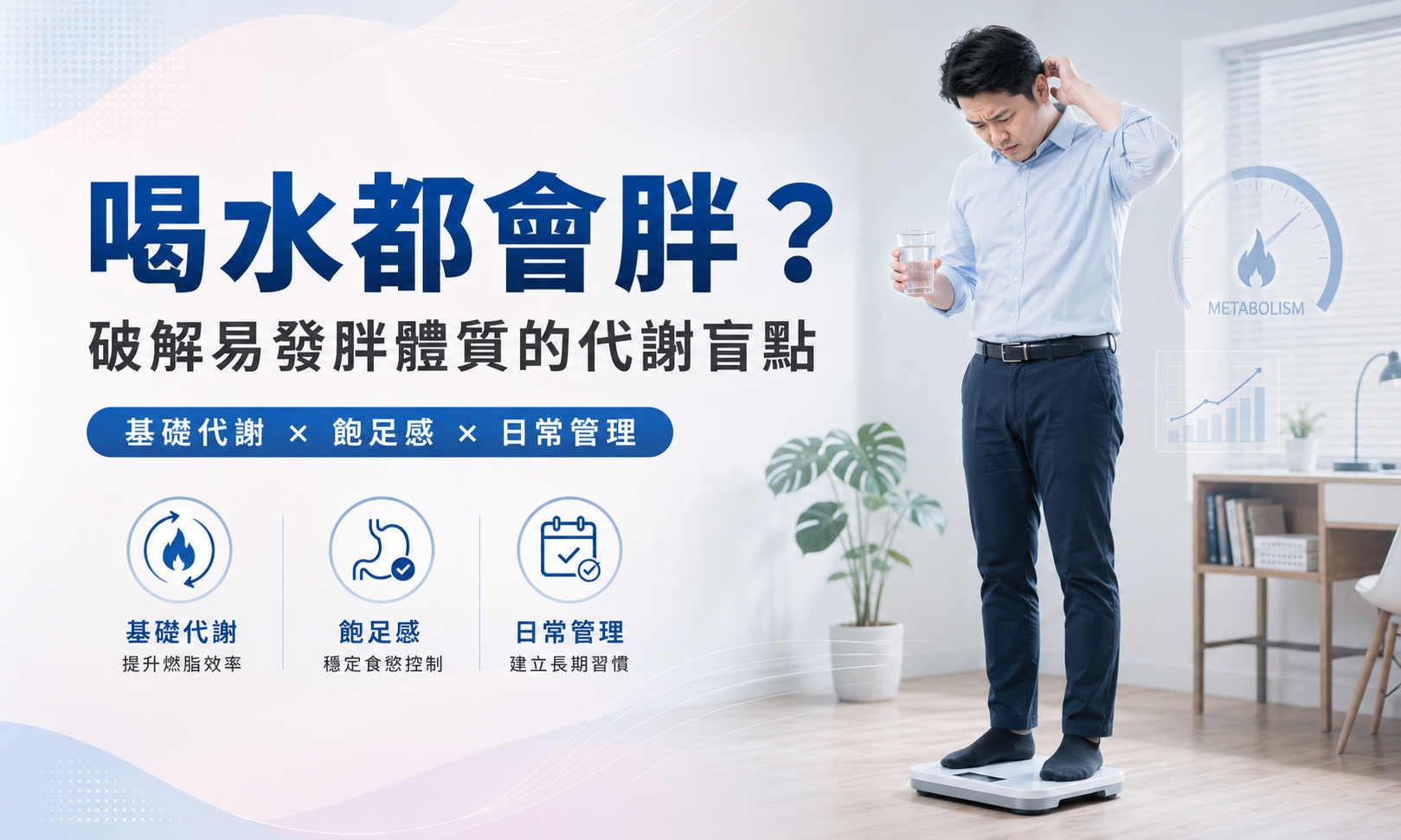 為什麼少吃還是囤積？認識基礎代謝率（BMR）的影響