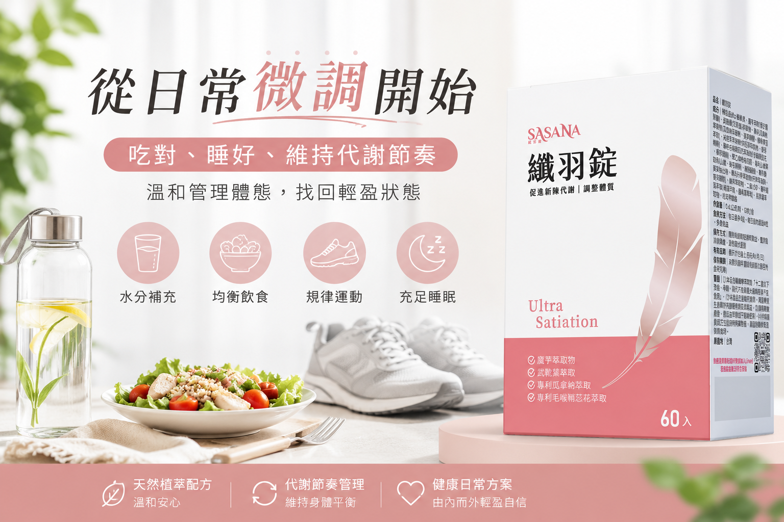 啟動代謝的科學輔助：四大專利草本成分解析