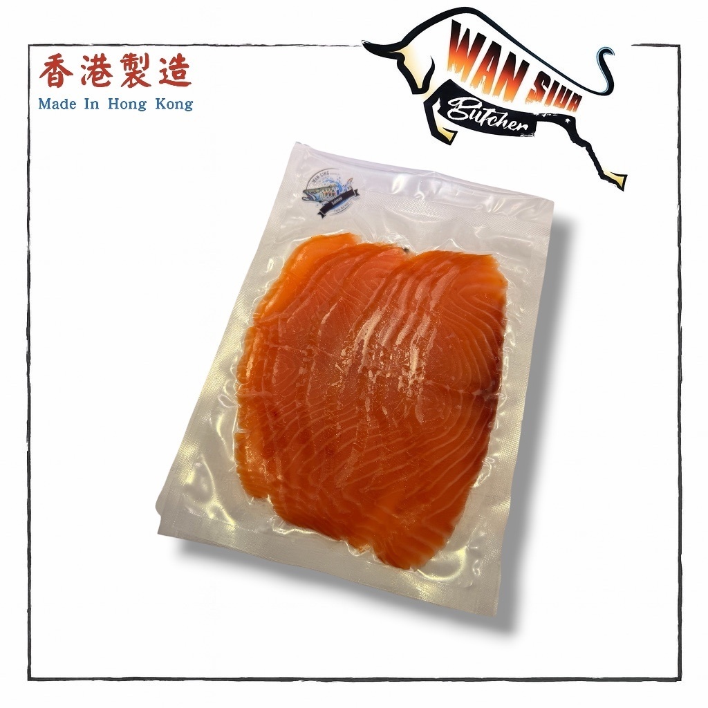 港產煙燻匠心之作！［冰鮮］香港製造 挪威刺身級煙三文魚 已切片（180-200g）
