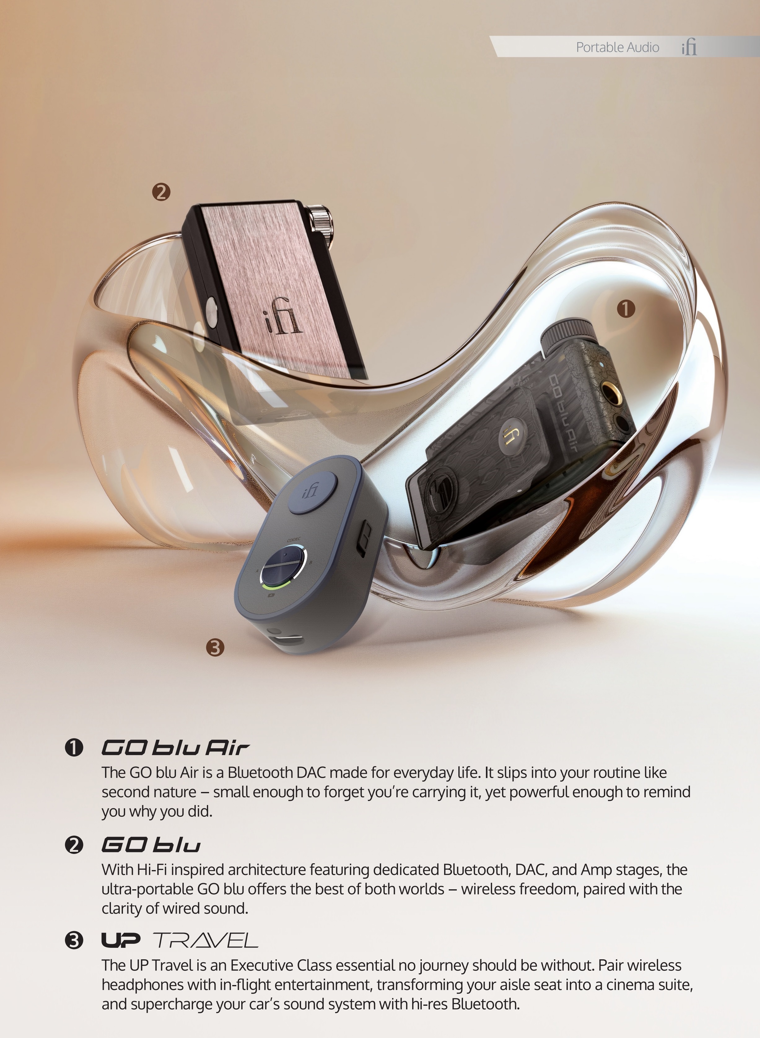 iFi Audio GO blu Air Bluetooth DAC Brochure Image