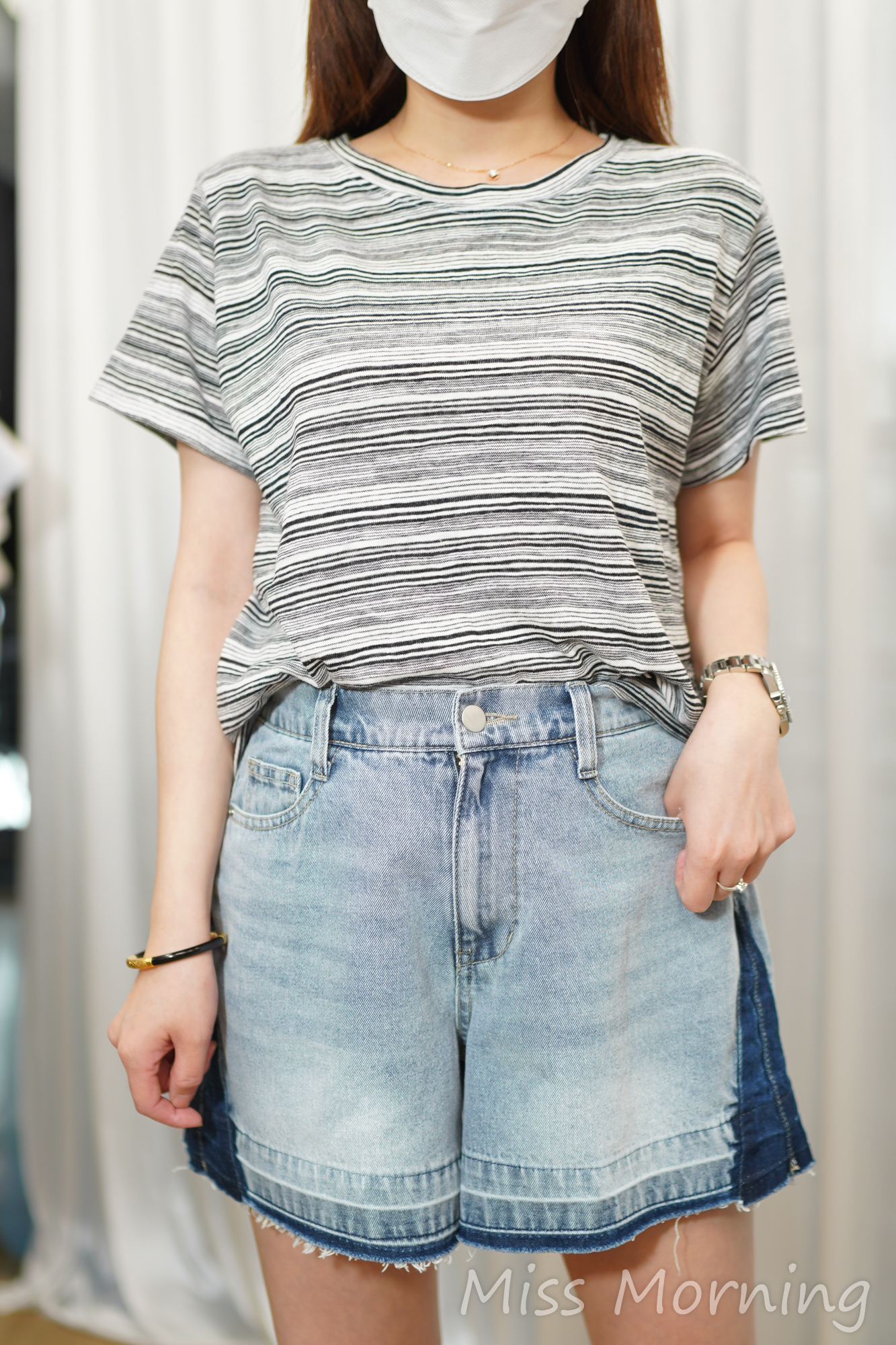 顯瘦條子tee(15292)