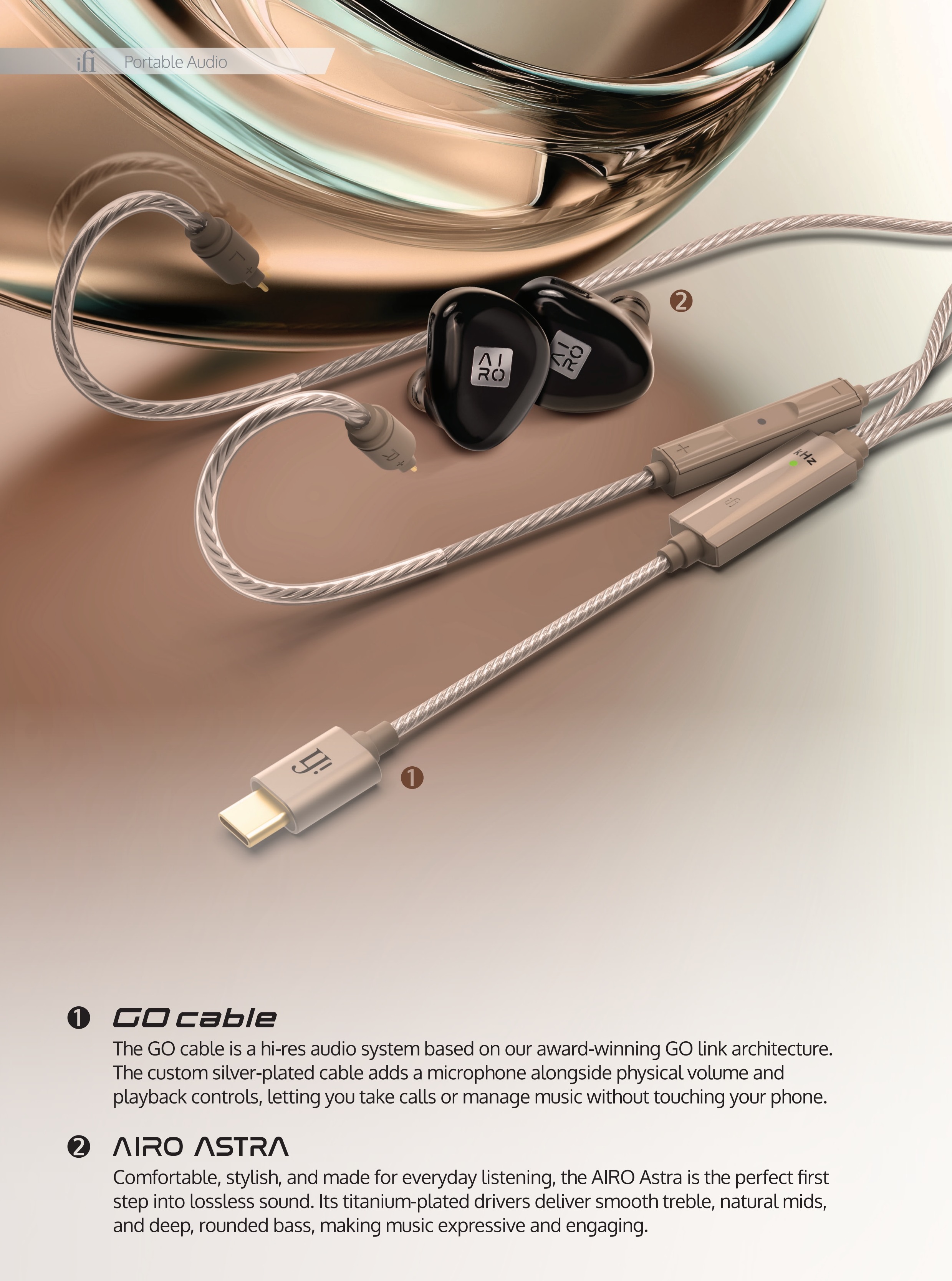 iFi Audio GO blu Air Bluetooth DAC AIRO Astra
