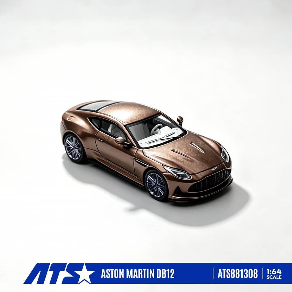 PO-$160 * ATS MODEL * 1:64 ASTON MARTIN DB12 COUPE COPPER