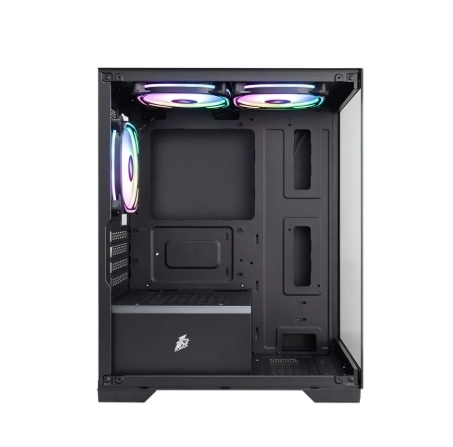 1st Player MI2-A M-ATX Case with 3 ARGB Fans (Black/White)