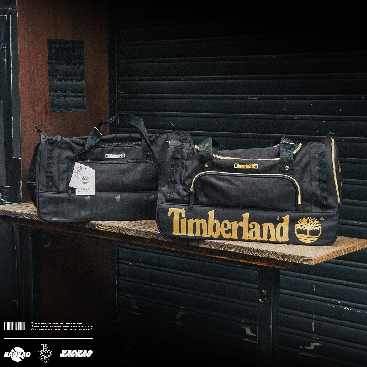 Timberland 超大容量 隨身 行李袋 肩背 手提 側背【2313C01/2313C02】