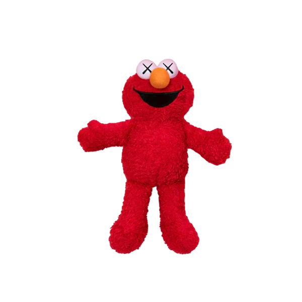 KAWS DDT Water Parade 2025 Elmo Plush Keychain