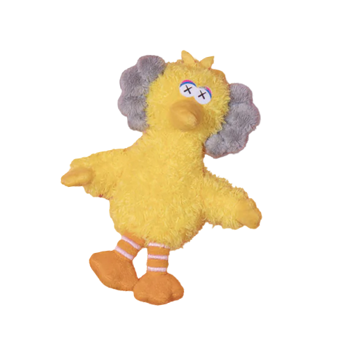 KAWS DDT Water Parade 2025 Big Bird Plush Keychain