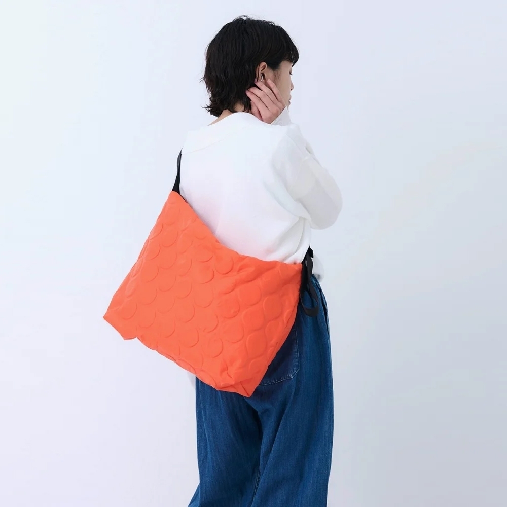 Bag'n'Noun｜DOTS SHOULDER單肩包 雙拉鍊 - 橘 (70020954ORANGE)