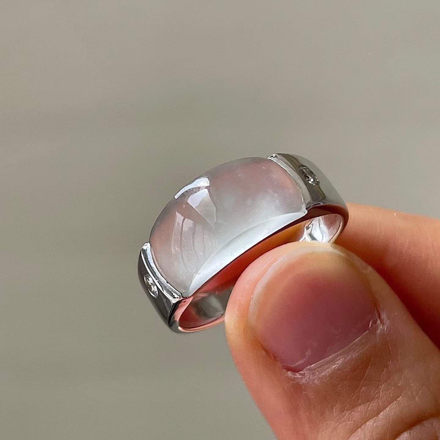 6235551 翡翠玻璃種戒指