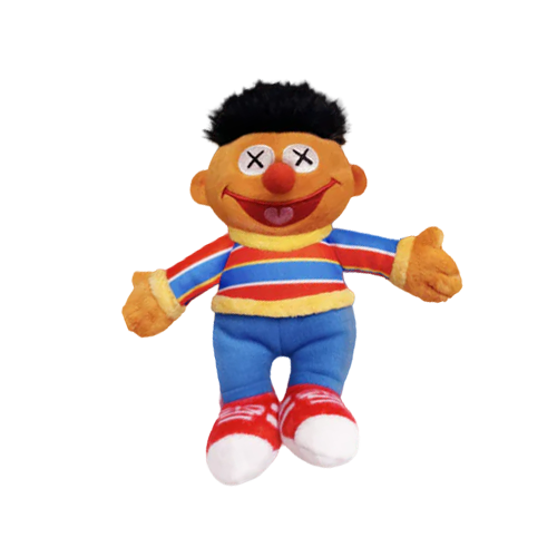 KAWS DDT Water Parade 2025 Ernie Plush Keychain