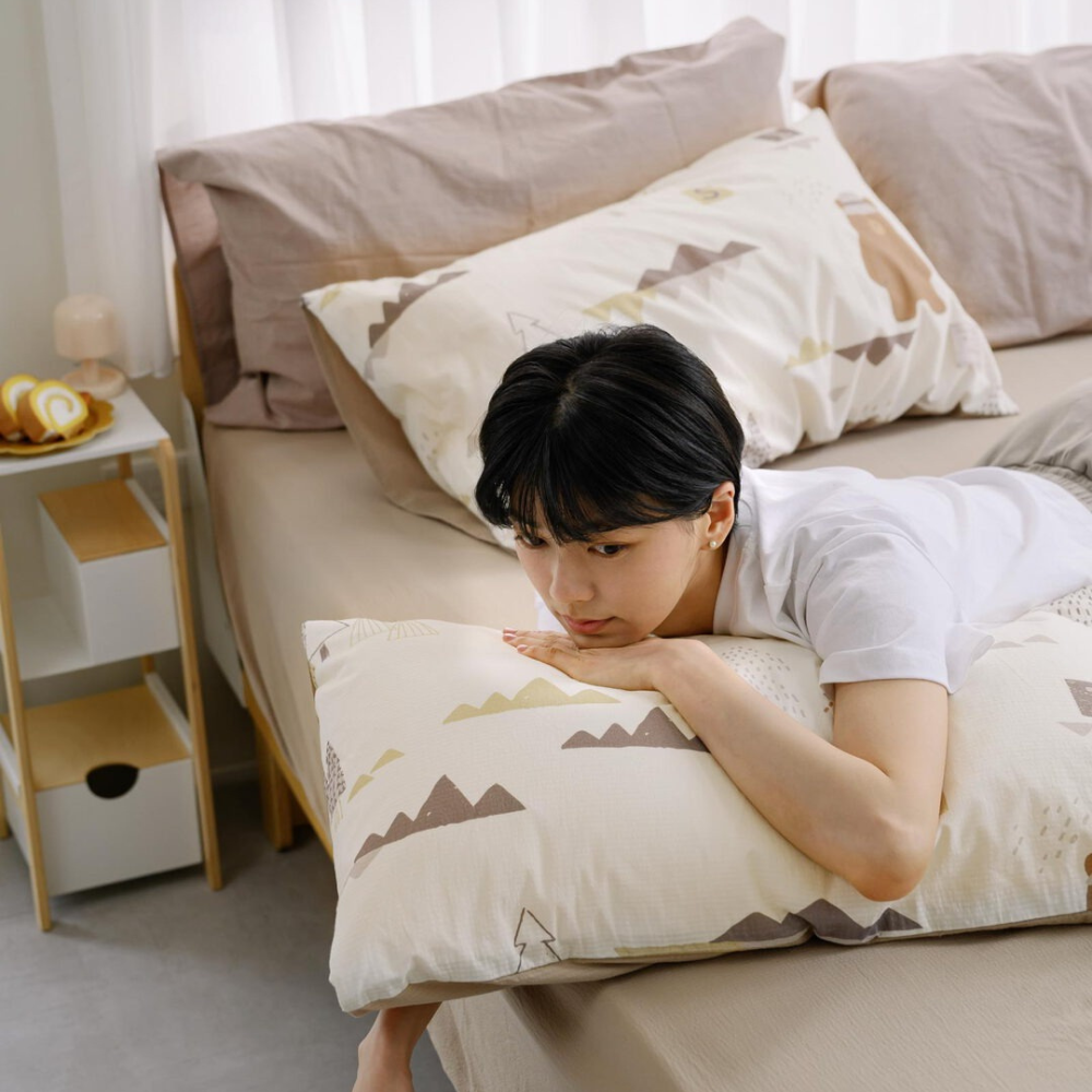 純棉泡泡紗枕套2入/翔仔居家聯名/玩伴日常