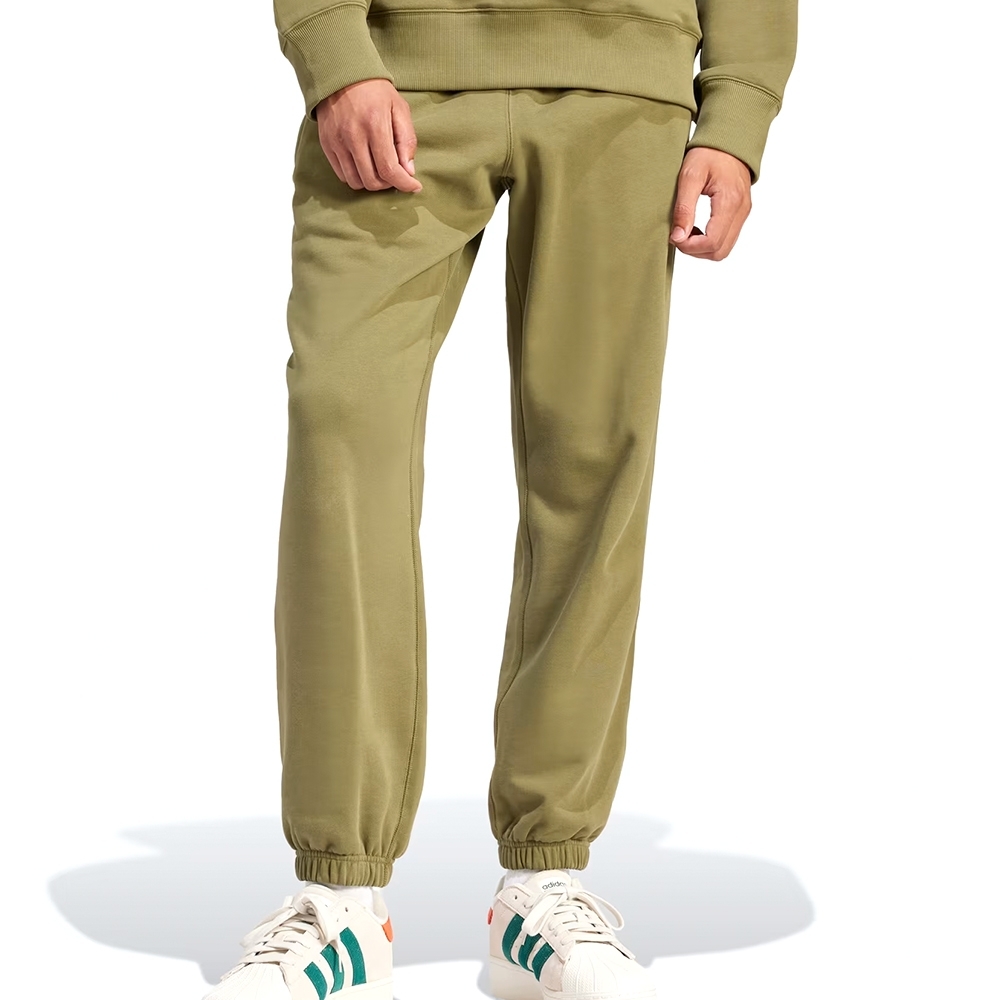 ADIDAS 長褲 ADICOLOR 橄欖綠 縮口 休閒棉褲 男 IR7889