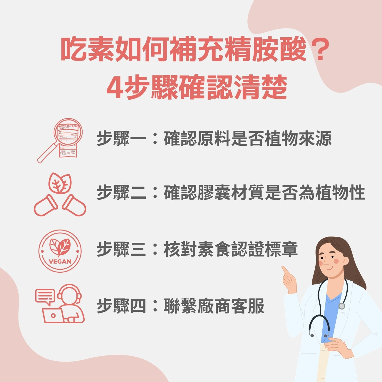 吃素如何補充精胺酸？